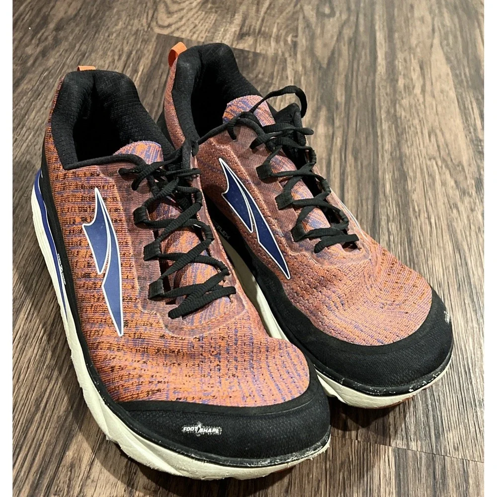 Altra Torin Road Running Shoes Mens Orange Black Sneakers Size 16
